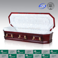 Grands LUXES conçu le cercueil de bois dur avec des cercueils prix